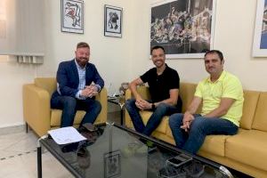 El Ajuntament se reúne con el nuevo diputado provincial de Esports, Iván Sánchez